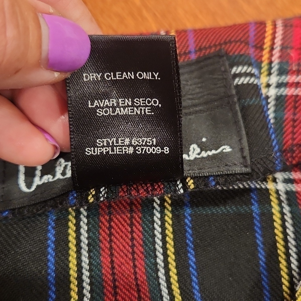 Anthony Mark Hankins Plaid cropped jacket - Picture 6 of 8